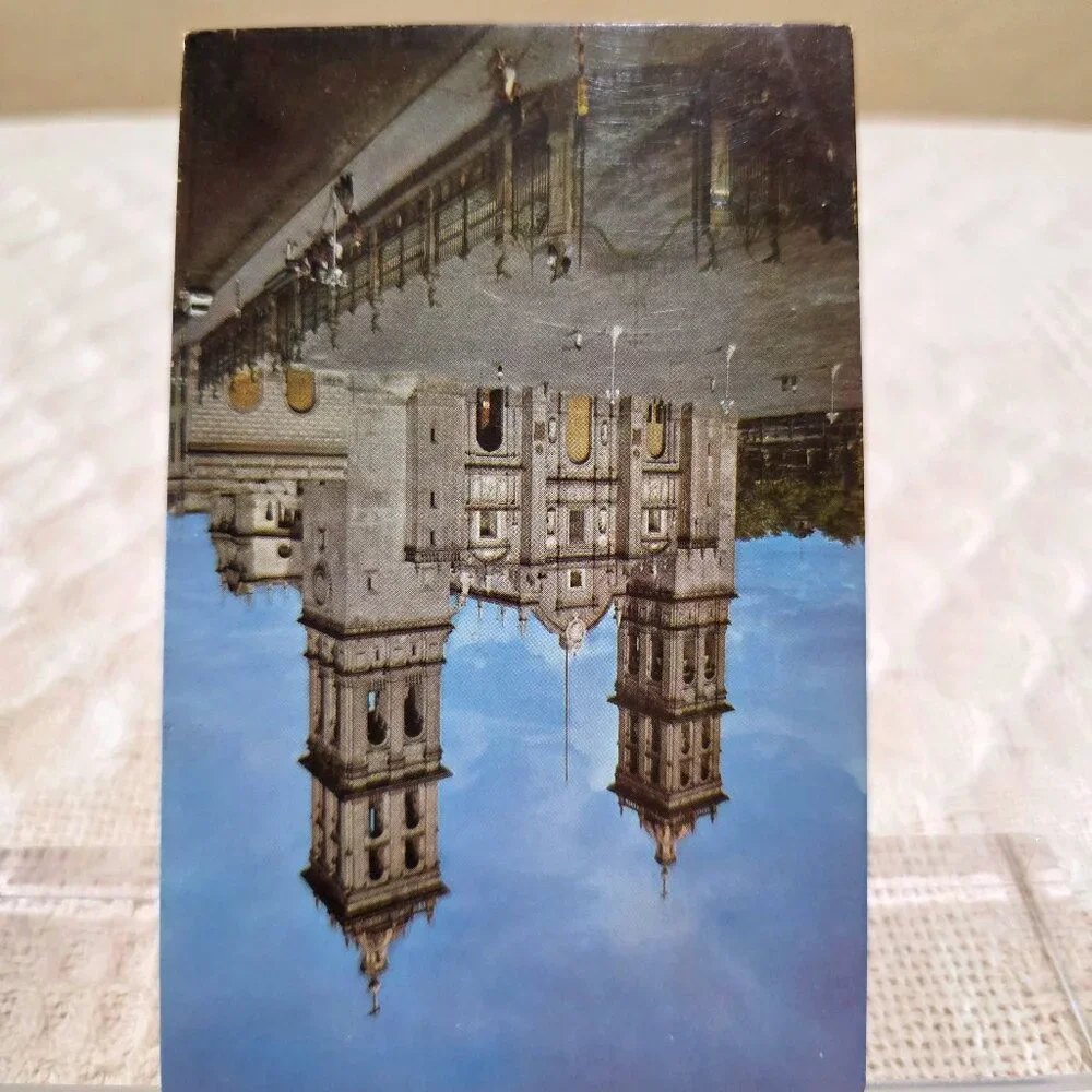 VTG 1970's The Puebla Cathedral Church Catedral de Puebla Mexico Postcard UNP